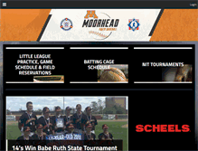 Tablet Screenshot of moorhead.hardballsystems.com